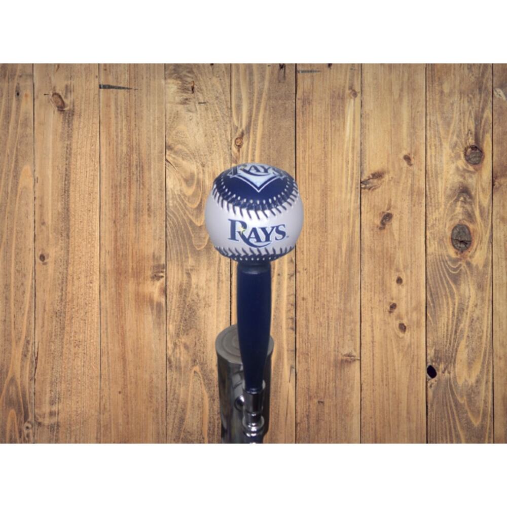 MLB Tampa Bay Rays Beer Tap Handle Kegerator Pub Style Baseball Navy Wood